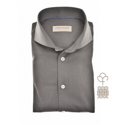 John Miller Plain Color Cotton Tricot Overhemd Donker Groen