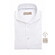 John Miller Plain Color Cotton Tricot Overhemd Wit