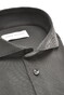 John Miller Plain Color Hyperstretch Cutaway Collar Overhemd Donker Groen Melange
