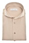 John Miller Plain Color Hyperstretch Cutaway Collar Overhemd Licht Bruin