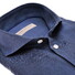 John Miller Plain Cotton-Linen Blend Overhemd Donker Blauw