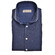 John Miller Plain Cotton-Linen Blend Overhemd Donker Blauw