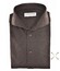 John Miller Plain Hyperstretch Comfort Shirt Overhemd Donker Bruin