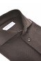 John Miller Plain Hyperstretch Comfort Shirt Overhemd Donker Bruin