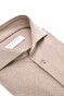 John Miller Plain Hyperstretch Comfort Shirt Overhemd Midden Bruin