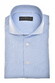 John Miller Plain Jersey Cotton Stretch Overhemd Licht Blauw