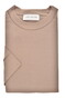 John Miller Round Neck Casual Fit Solid Color Jersey T-Shirt Midden Bruin