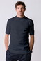 John Miller Round Neck Casual Fit Solid Color Jersey T-Shirt Navy