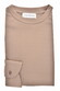 John Miller Round Neck Long Sleeve Jersey Solid Color T-Shirt Midden Bruin