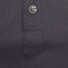 John Miller Short Sleeve Button-Down Solid Color Jersey  Polo Donker Blauw
