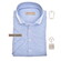 John Miller Short Sleeve Button-Down Solid Color Jersey  Poloshirt Light Blue