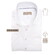 John Miller Short Sleeve Button-Down Solid Color Jersey Poloshirt White