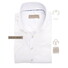 John Miller Short Sleeve Button-Down Solid Color Jersey  Poloshirt White
