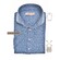 John Miller Short Sleeve Faux-Uni Subtle Cotton Jersey Stretch Polo Donker Blauw