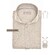 John Miller Short Sleeve Faux-Uni Subtle Cotton Jersey Stretch Polo Licht Bruin