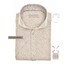 John Miller Short Sleeve Faux-Uni Subtle Cotton Jersey Stretch Polo Licht Bruin