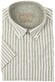 John Miller Short Sleeve Soft Stripe Button-Down Tailored Overhemd Groen