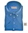 John Miller Slim Casual Button Down Short Sleeve Hyperstretch Polo Midden Blauw