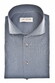 John Miller Slim Cotton Jersey Stretch Overhemd Donker Blauw