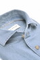 John Miller Slim Denim Subtle Cotton Stretch Contrast Buttons Overhemd Denim Blue