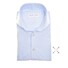 John Miller Slim Fine Striped Hyperstretch Overhemd Licht Blauw