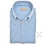 John Miller Slim-Fit Hyperstretch Short Sleeve Overhemd Midden Blauw Melange