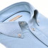 John Miller Slim-Fit Hyperstretch Short Sleeve Overhemd Midden Blauw Melange