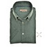 John Miller Slim-Fit Hyperstretch Short Sleeve Overhemd Midden Groen