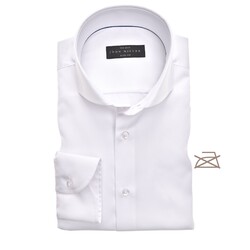 John Miller Slim Fit Uni Non Iron Overhemd Wit