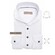 John Miller Slim Hyperstretch Long Sleeve Polo Wit