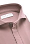 John Miller Slim Hyperstretch Long Sleeve Zip Collar Polo Donker Roze