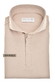 John Miller Slim Hyperstretch Long Sleeve Zip Collar Polo Licht Bruin