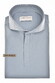 John Miller Slim Hyperstretch Long Sleeve Zip Collar Polo Midden Blauw Melange