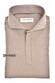John Miller Slim Hyperstretch Long Sleeve Zip Collar Polo Midden Bruin