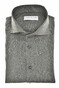 John Miller Slim Near Solid Color Linen Shirt Dark Green