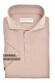 John Miller Slim Plain Hyperstretch Short Sleeve Zip Collar Polo Lichtroze Melange