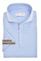 John Miller Slim Plain Hyperstretch Short Sleeve Zip Collar Poloshirt Light Blue