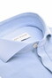 John Miller Slim Plain Hyperstretch Short Sleeve Zip Collar Poloshirt Light Blue