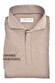 John Miller Slim Plain Hyperstretch Short Sleeve Zip Collar Poloshirt Mid Brown