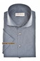 John Miller Slim Short Sleeve Cotton Jersey Shirt Dark Blue Extra Melange