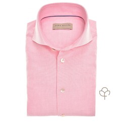 John Miller Slim Uni Color Oxford Cutaway Collar Shirt Pink