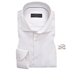 John Miller Slim Uni Non Iron Overhemd Ecru