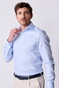 John Miller Solid Color Fine Non-Iron Cotton Overhemd Licht Blauw