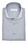 John Miller Solid Color Fine Non-Iron Cotton Overhemd Midden Blauw