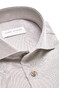 John Miller Solid Color Fine Non-Iron Cotton Overhemd Midden Bruin