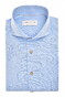 John Miller Solid Color Linnen Cutaway Collar Overhemd Licht Blauw
