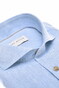 John Miller Solid Color Linnen Cutaway Collar Overhemd Licht Blauw