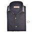 John Miller Solid Color Multi Fabric Wool Blend Schiller Collar Overhemd Navy