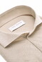 John Miller Solid Color Short Sleeve Cutaway Stretch Polo Licht Bruin