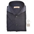 John Miller Solid Color Slim Short Sleeve Cutaway Jersey Overhemd Donker Blauw